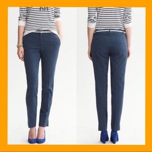 Banana Republic blue cropped Camden pant